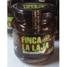 Finca La Laja - Mermelada de Cafe y Manzana Kaffee-Marmelade auf Apfelbasis 212g Glas hergestellt auf Gran Canaria - LAGERWARE