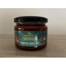 Don Enrico - Tomato-Chili-Dip Hot im 250-Gramm Glas aus Mexiko - LAGERWARE