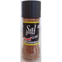 Valsabor - Sal gema pura al Chile Meersalz mit Chili 90g Streuer hergestellt auf Gran Canaria - LAGERWARE