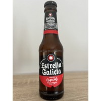 Estrella Galicia - Cerveza Especial Vollbier aus Spanien 5,5% Vol. 0,20l Mini-Flasche inkl. Pfand - LAGERWARE