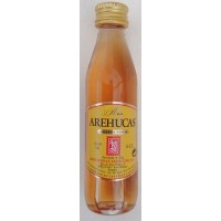 Arehucas - Ron Carta Oro brauner Rum 37,5% Vol. 50ml PET-Miniaturflasche hergestellt auf Gran Canaria - LAGERWARE